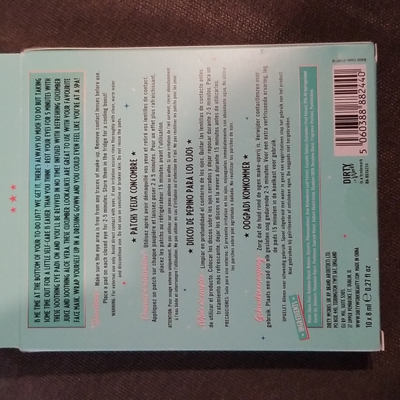 Easy on the Eyes Cucumber Eye Pads with Aloe Vera - Picture 2 of 2